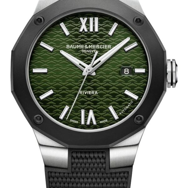 Baume & Mercier Riviera Automatic Steel & Black ADLC Rubber…
