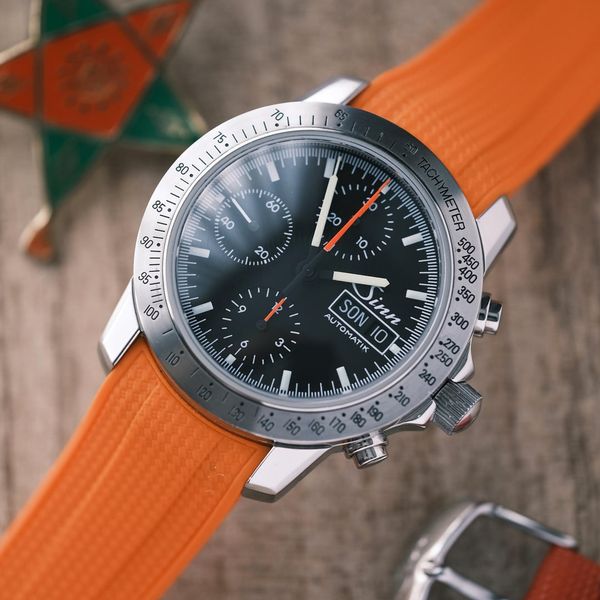 [WTS] Sinn 303 AUTOBAHN w/ Orange Rubber Strap! Excellent C…