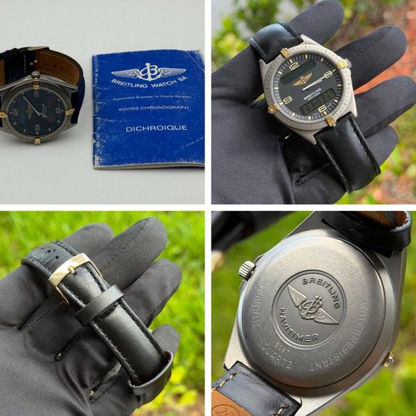 Breitling Aerospace 40mm Swiss Quartz Titanium Case 80360 G…