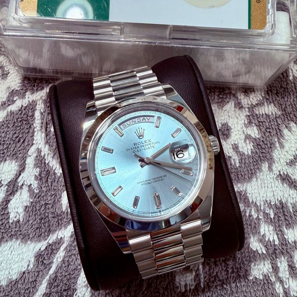 FS: Rolex 228206 Platinum Day Date 40mm