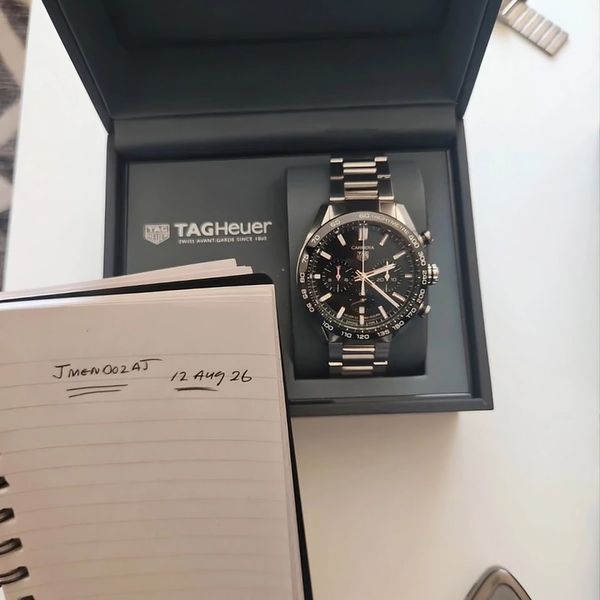 [WTS] TAG Heuer Carrera Chronograph 44mm Black Dial (CBN2A1…