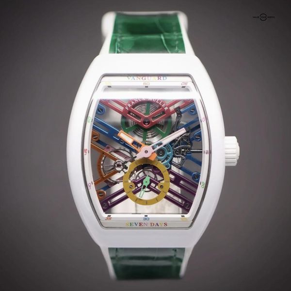 FS: FRANCK MULLER Vanguard Seven Days Skeleton “Colour Drea…