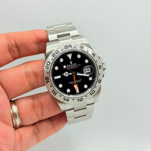 [WTS] Rolex Explorer 2 Black Dial New 6/2026, $12.5k