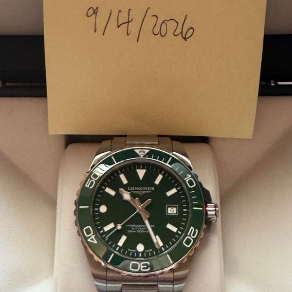 [WTS] Longines Automatic Hydroconquest 42mm Green L37884066