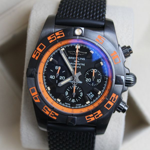 FS: Breitling Chronomat 44 Raven Blacksteel Automatic 44mm …
