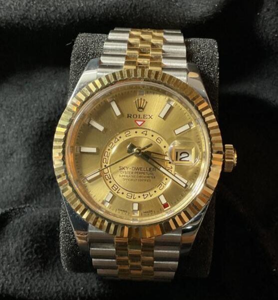 FS: 2022 Rolex Sky-Dweller 42mm TT 18k Yellow Gold Jubilee …