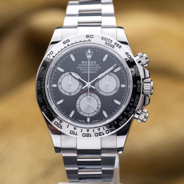FSOT: Rolex Daytona Cosmograph 40mm White Gold Black Dial -…