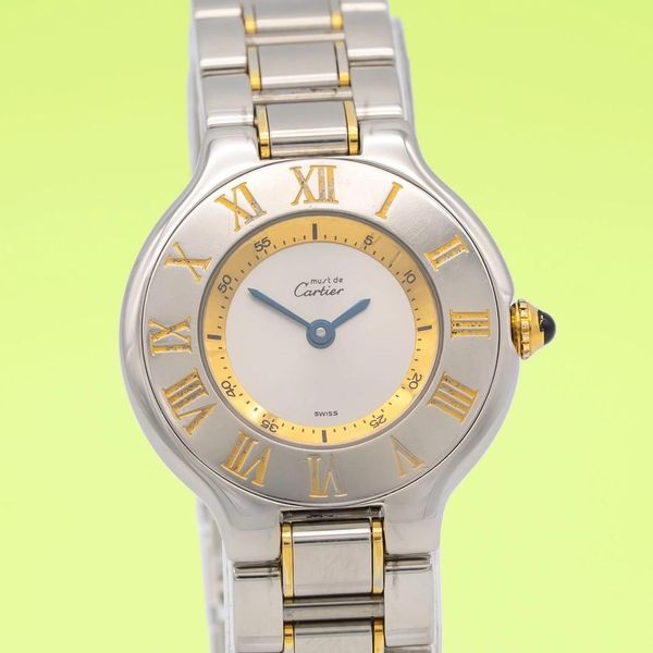 Cartier 21 Must de Cartier 1340 Ladies Two Tone 28mm