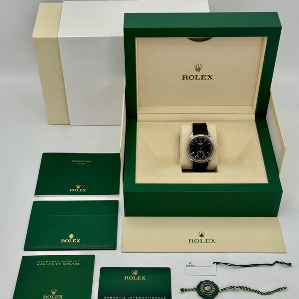 [WTS] NEW 2025 Rolex 1908 39mm 52509 18kt White Gold Black …