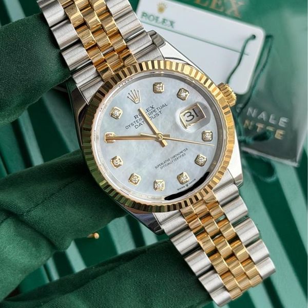 FSOT: 2024 Rolex Datejust 36 Mother Of Pearl Dial Jubilee 1…