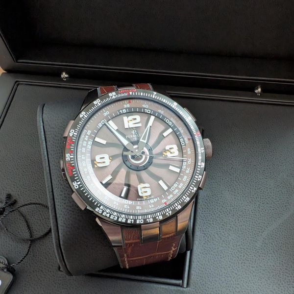 [WTS] Perrelet Turbine Pilot 48mm Brown Box/Manual