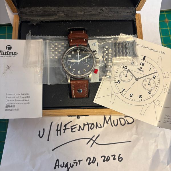 [WTS] Tutima Flieger chronograph “1941” 783-02, ex. Cond, b…