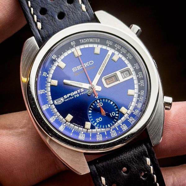 [WTS] 1969 Seiko 6139-6010 JDM SpeedTimer Chronograph “Blue…