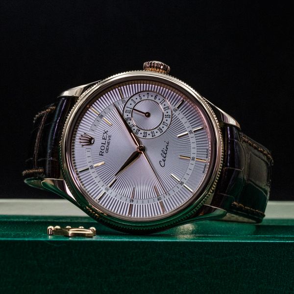 [WTS] Rolex Cellini Date 50515 39mm Everose Gold Silver Gui…