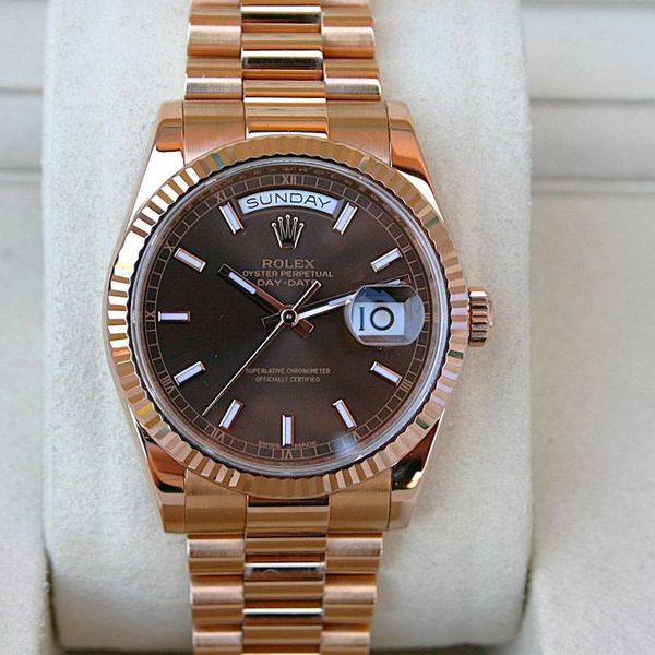 FS: ROLEX 118235 DAY-DATE 18K ROSE GOLD PRESIDENT WATCH