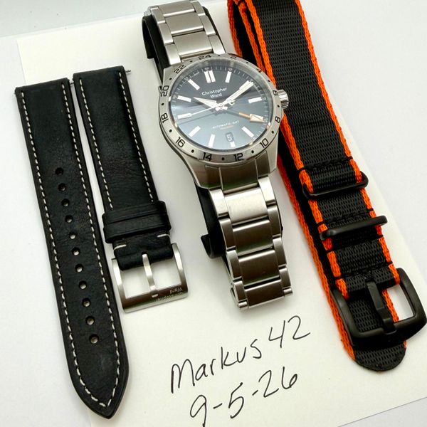 [WTS] Christopher Ward C63 Sealander GMT 39mm Black Dial - …