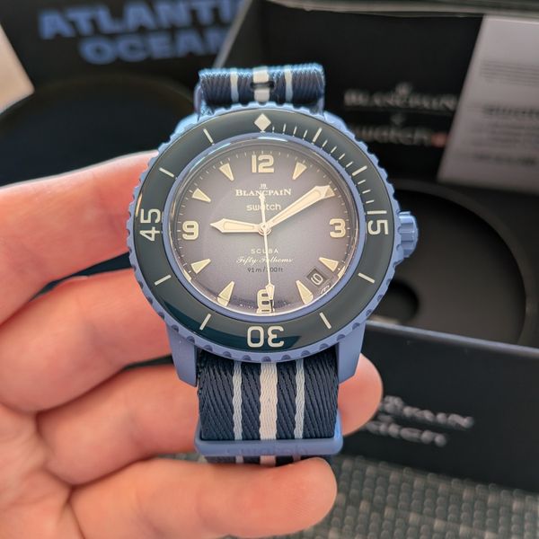 Blancpain x Swatch Scuba Fifty Fathoms Atlantic Ocean