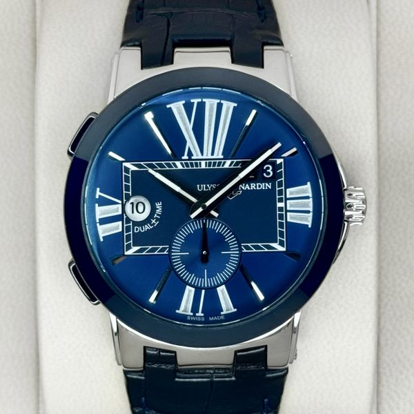 FSOT:2013 Ulysse Nardin Executive Dual Time 43mm 243-00 Sta…