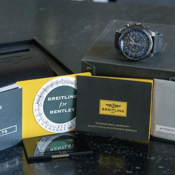 FS: Breitling Bentley 6.75 Speed Midnight Carbon $11K MSRP …