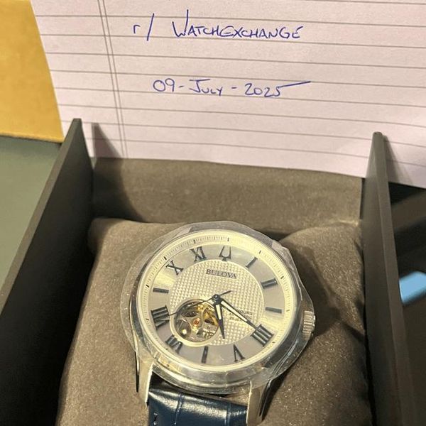 [WTS] Bulova Wilton Open Heart, White Blue Automatic, 96A20…