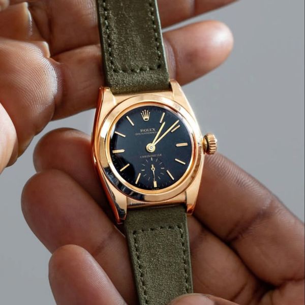 [BROC] Superbe Rolex Bubbleback OR rose exclusive…
