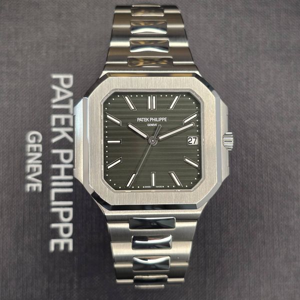 FSOT: PATEK PHILIPPE CUBITUS 5821/1A-001 45MM OLIVE GREEN S…