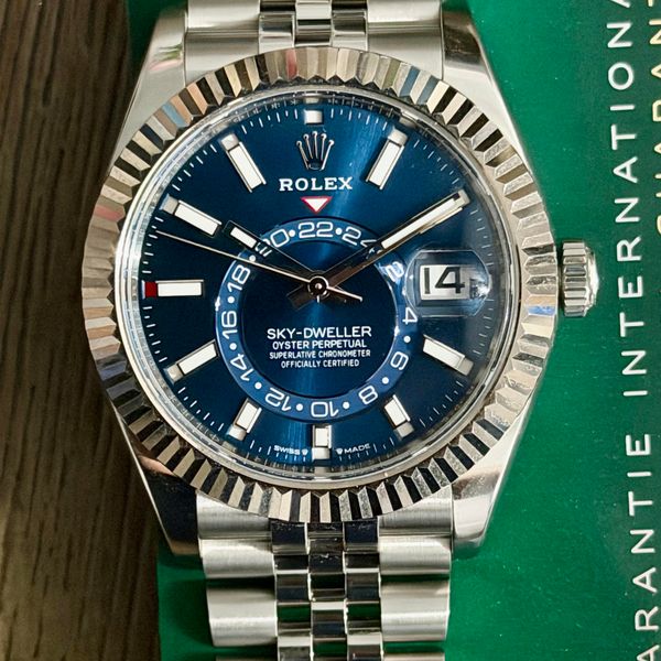 [WTS] Rolex Sky-Dweller 336934 blue on jubilee