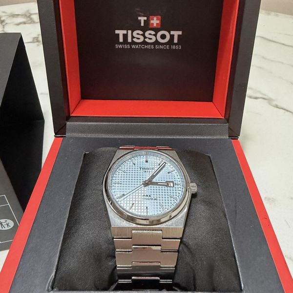 [WTS] Tissot PRX Powermatic 80, 40mm, Ice Blue - Full Kit (…