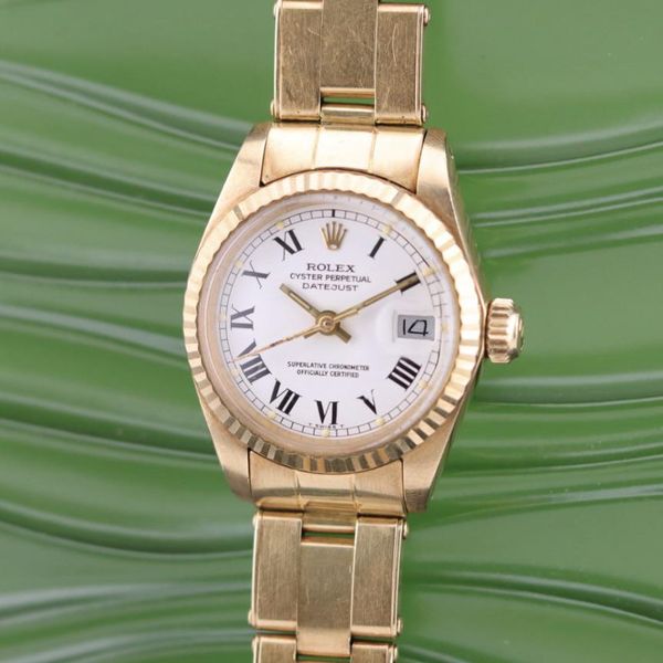 [WTS] Unpolished 1979 Rolex Ladies Datejust Ref. 6917 18k Y…