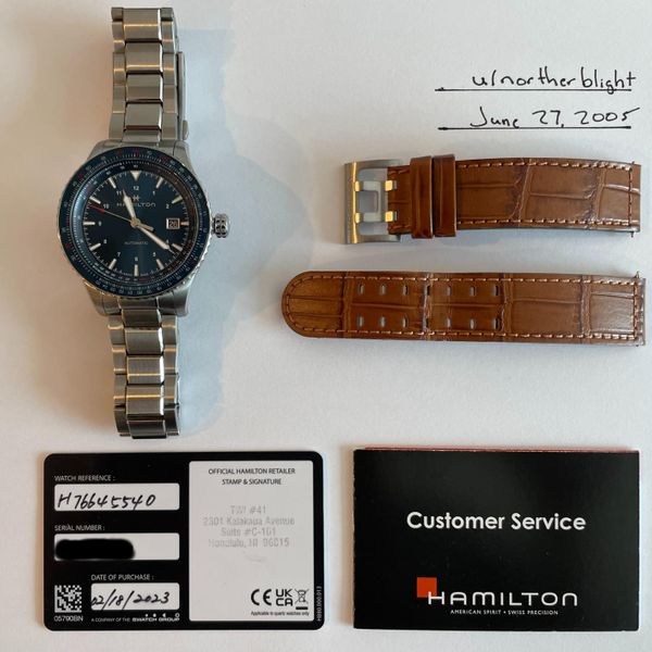 [WTS] Hamilton Khaki Aviation Converter Auto, 42mm, with Le…