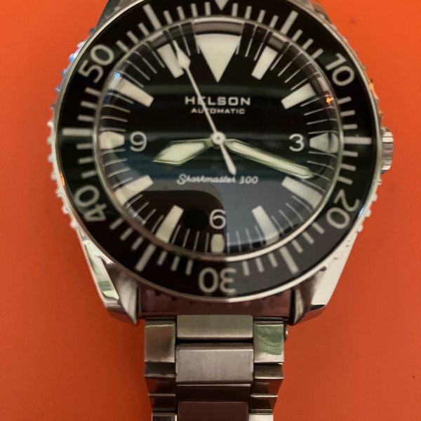 Helson Sharkmaster 300, Big Triangle, No Date, Black Dial, …
