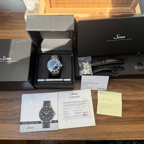 [WTS] Sinn 104 St Sa I - Full Kit with Quick Adjust H-Link …