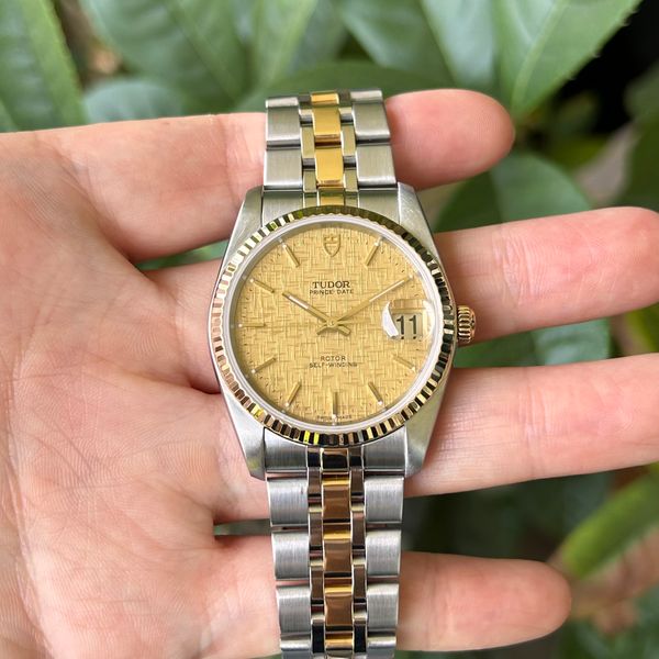 [WTS] Tudor Prince Date 74033 Gold Linen Dial Full Set - $1…