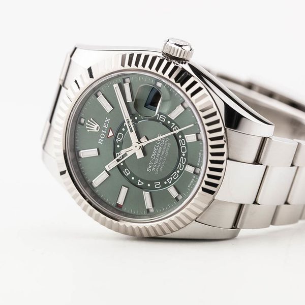 fsot - Rolex Sky-Dweller 336934 - Mint Green - Oyster ( exc…