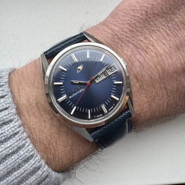 [TK] Enicar Sherpa Ocean Pearl – Blauwe Sunburst – NL Dag –…