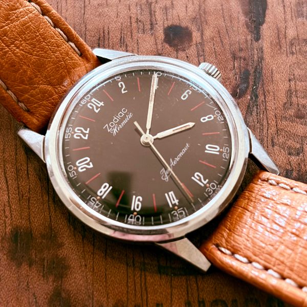 [WTS] Vintage Zodiac Jet Aeronaut Hermetic| True 24-Hour Di…
