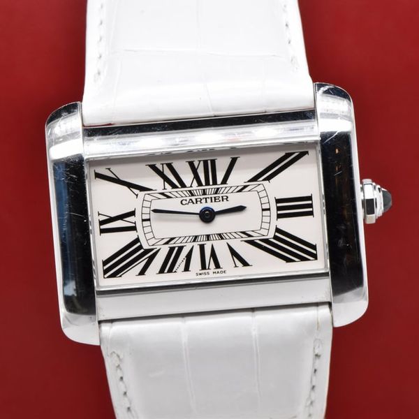 [WTS] Cartier Tank Divan Large 38x24mm Stainless Steel Whit…