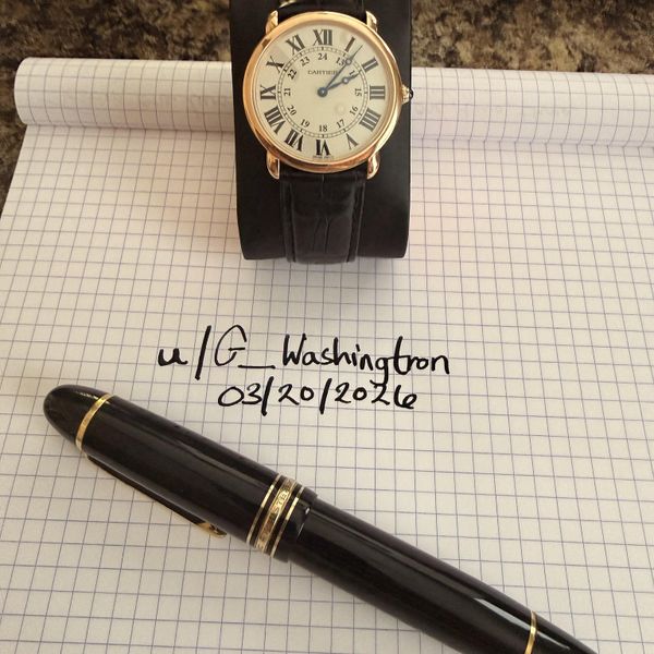 [WTS] Cartier Ronde Louis 18k Rose Gold 36mm Reference W680…