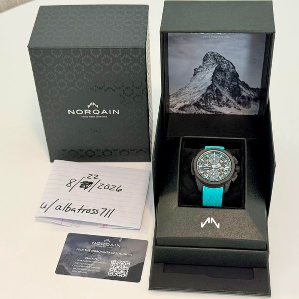 [WTS] Norqain Wild ONE Skeleton Chrono — N3002.40Q01.B07