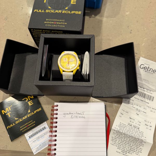 [WTS] Solar Eclipse Moonswatch Limited Edition - Unworn Ful…