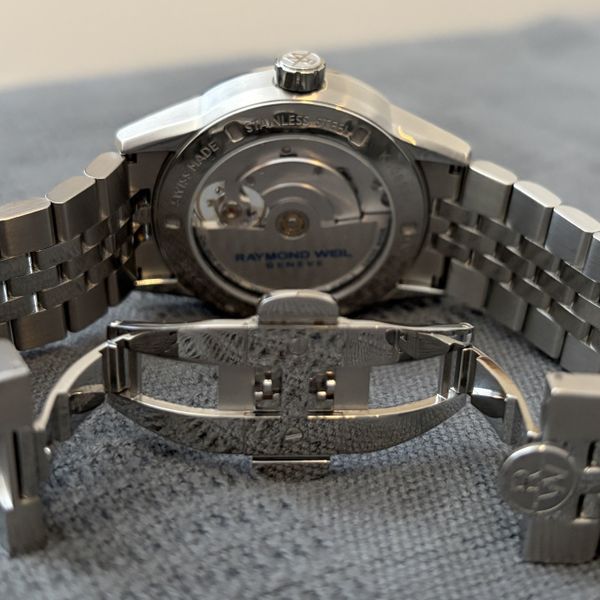 FS>> NEW Lower Price - Raymond Weil Freelancer Auto Black D…