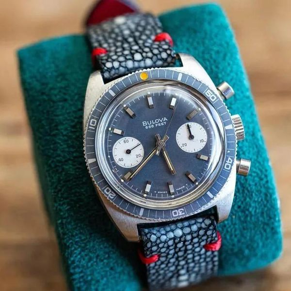 [WTS] 1970s Bulova Deep Sea Chronograph "Devil Diver" (Blue…