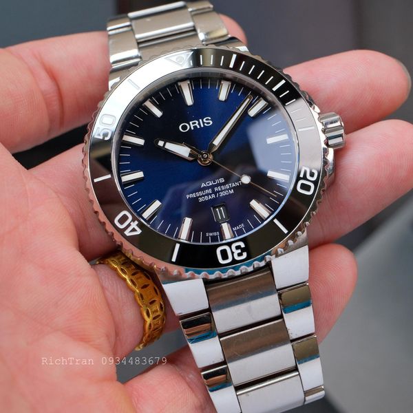 [WTS] Oris Aquis Date Blue 01 733 7730 4153 – Excellent Con…