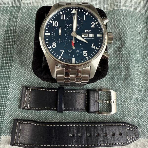 FS: IWC Pilot's Chronograph 41 ref. IW388102 and IW388101, …