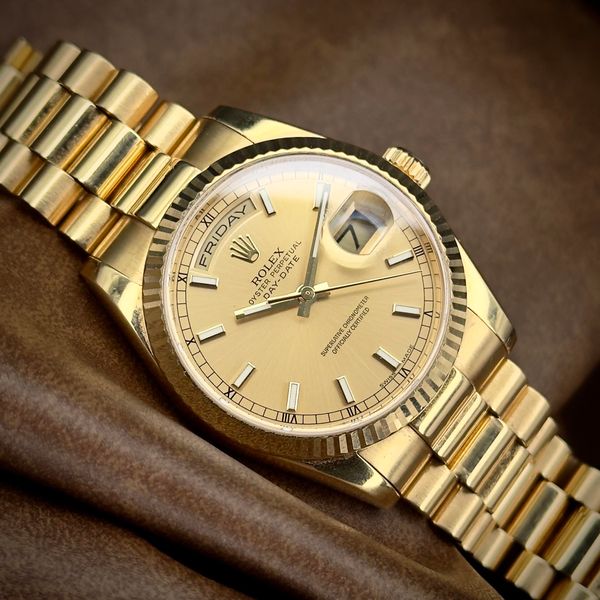 [WTS] Rolex Day-Date 118238 Gold President Bracelet 36mm fr…