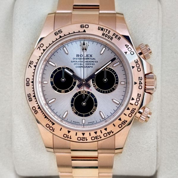 FSOT:2026 Rolex Daytona 40mm 126505 Rose Gold Sundust Dial