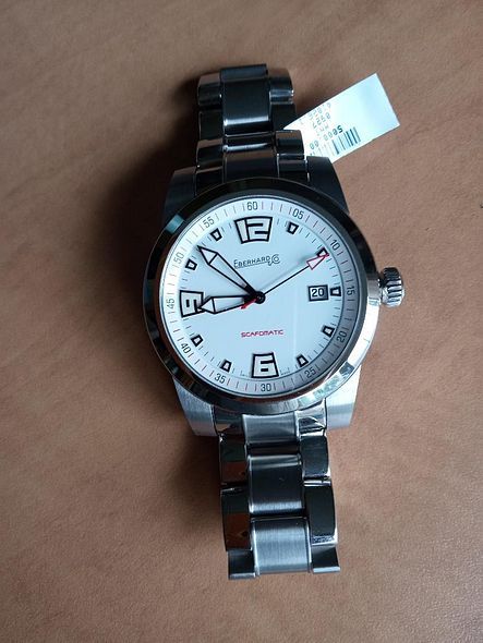 FS: BNIB EBERHARD Scafomatic in Steel on Bracelet