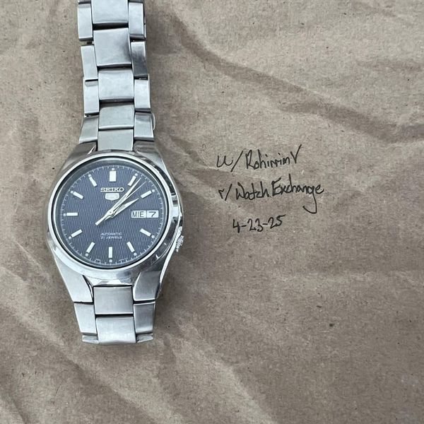 [WTS] Seiko 5 Blue Dial – Textured Dial, 21 Jewel Auto – $9…