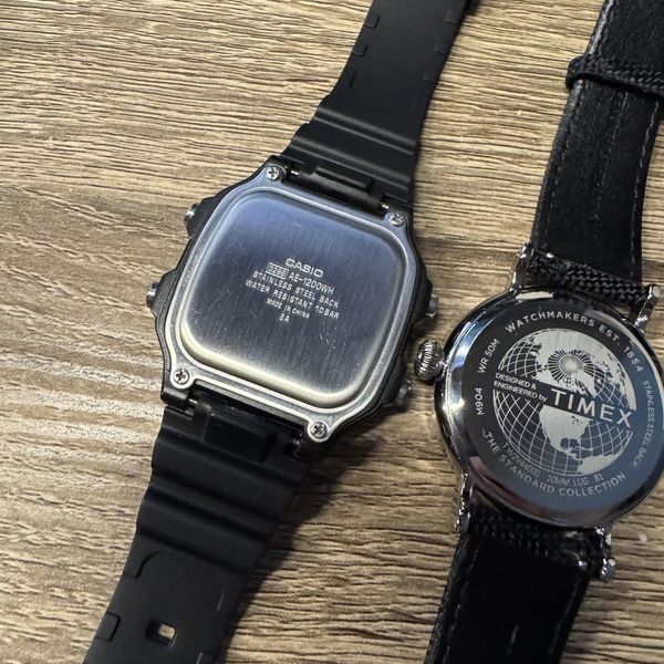 [WTS] Timex Standard “Seamaster” and Casio AE1200