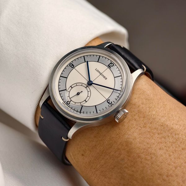 [WTS] Longines Heritage Classic Sector Dial L2.828.4.73.2 3…